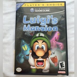 Luigi's Mansion Nintendo GameCube with inserts
